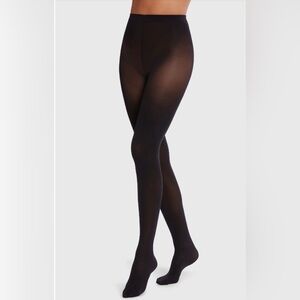 Wolford Velvet De Luxe 66 Black Opaque Tights